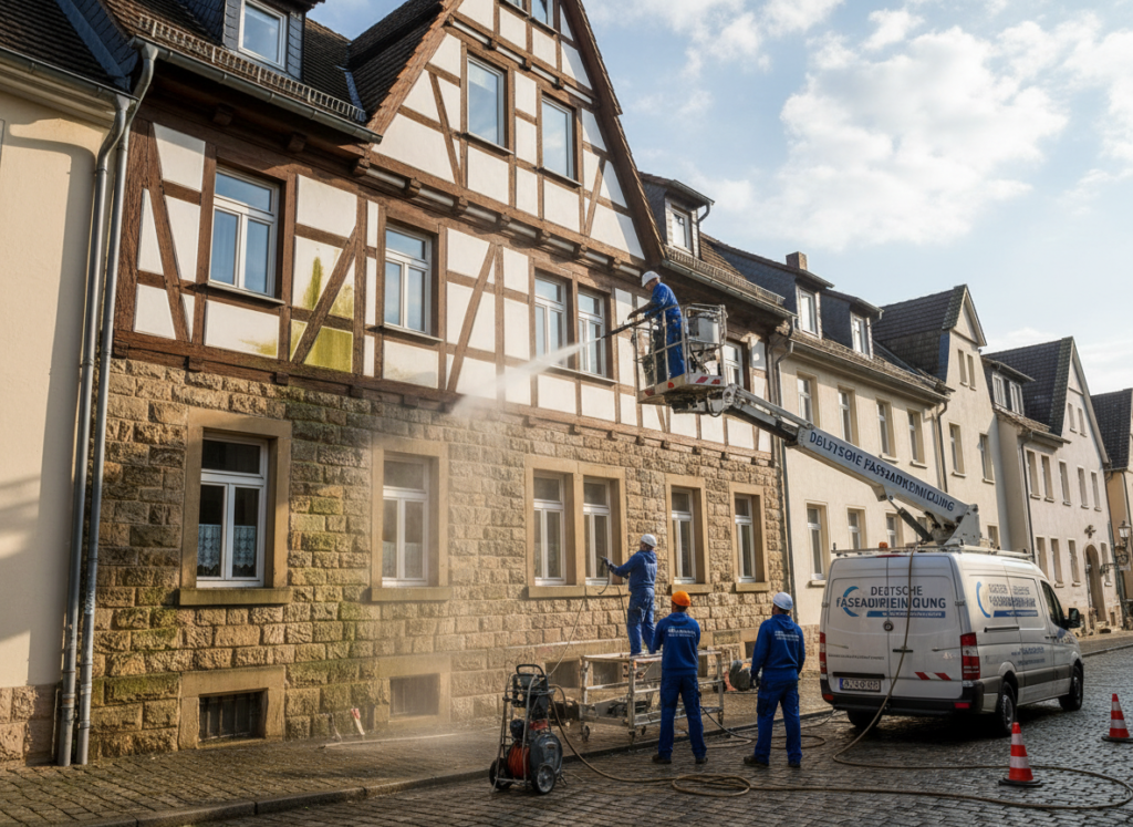 Fassadenreinigung Bruckmühl Service für Gebäude